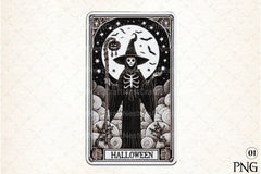 Halloween Tarot Card Clipart Bundle 134 - CraftNest - Digital Crafting and Art