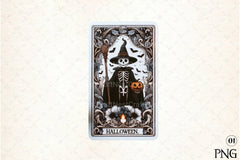 Halloween Tarot Card Clipart Bundle 22 - CraftNest - Digital Crafting and Art