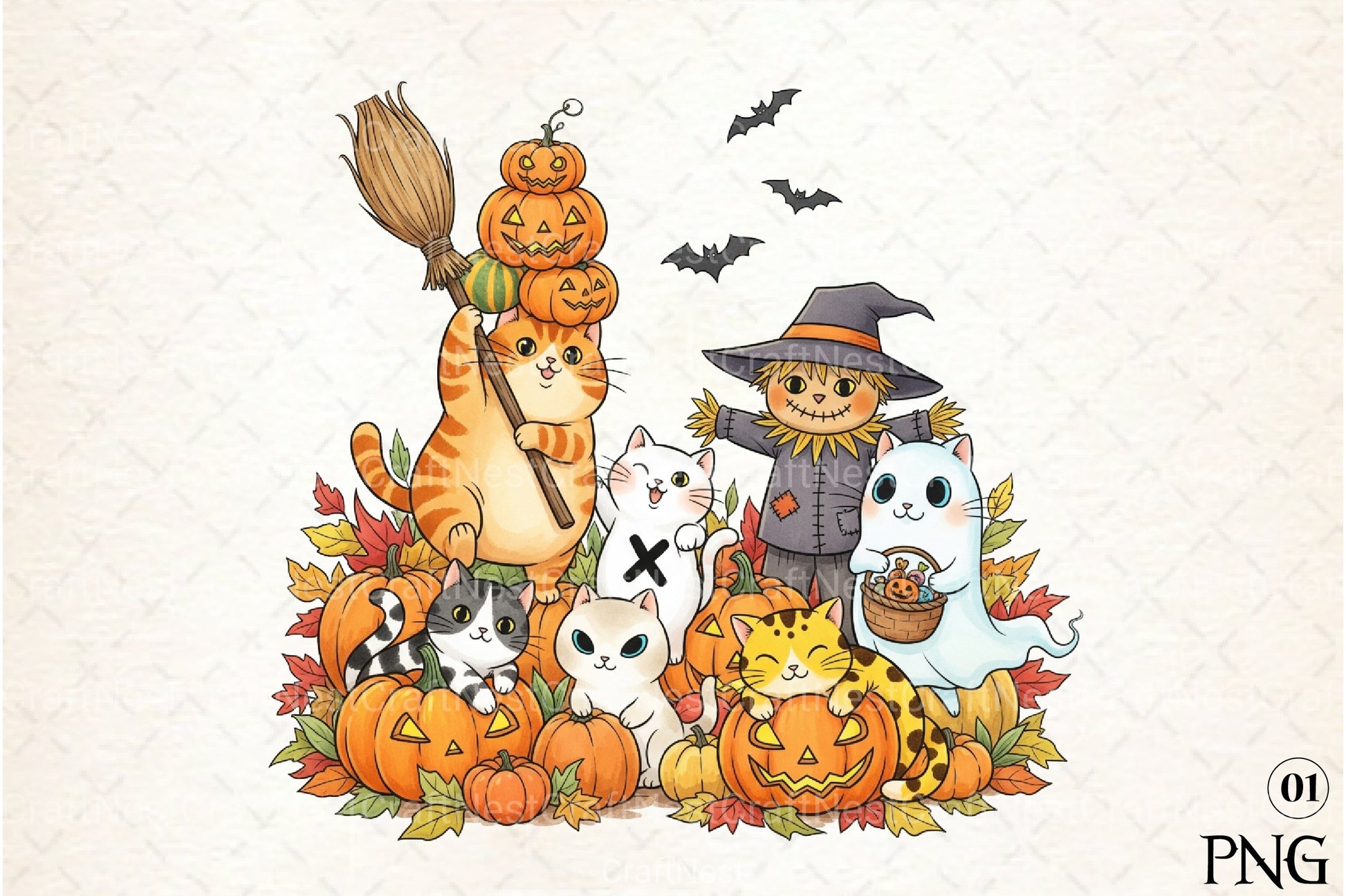 Blocky Style Funny Summer Goose Clipart Bundle 1 - CraftNest - Digital Crafting and Art