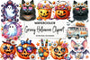 Groovy Halloween Clipart Bundle 26