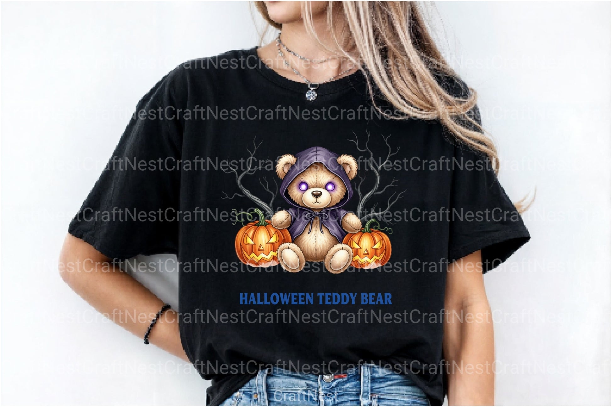 Halloween Teddy Bear Clipart Bundle 4 - CraftNest - Digital Crafting and Art
