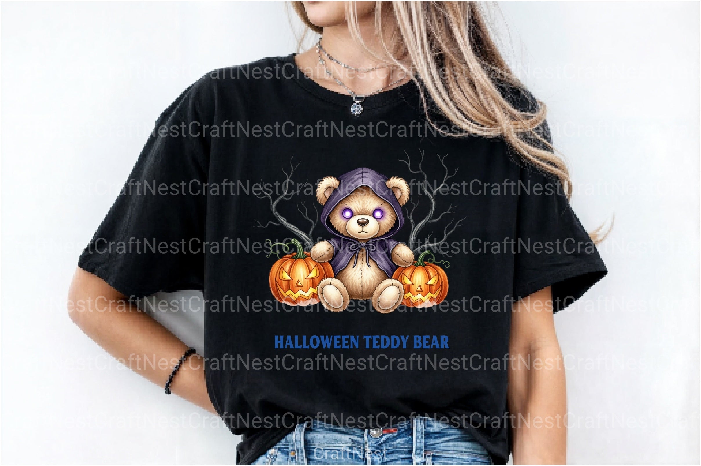 Halloween Teddy Bear Clipart Bundle 4 - CraftNest - Digital Crafting and Art