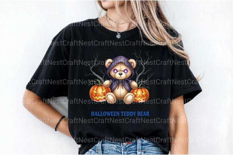 Halloween Teddy Bear Clipart Bundle 4 - CraftNest - Digital Crafting and Art