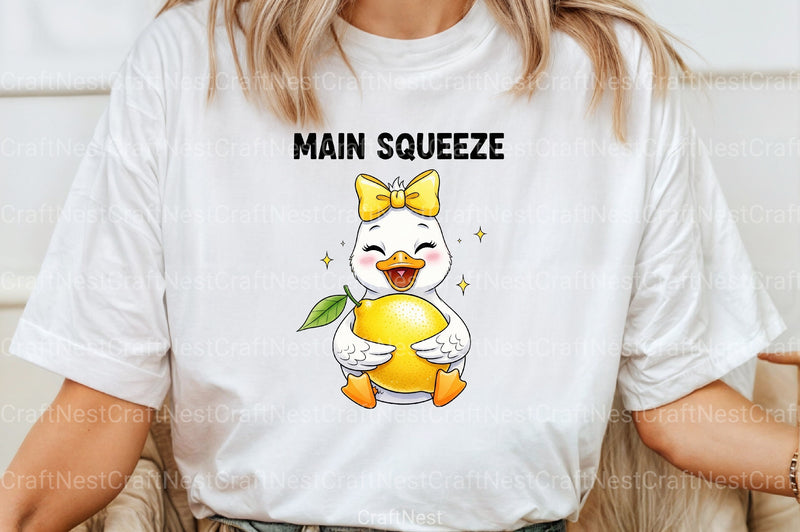 Funny Lemon Goose Clipart Bundle: Positive Main Squeeze 6 - CraftNest - Digital Crafting and Art