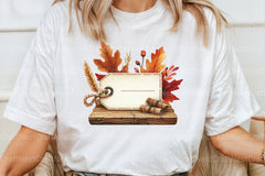 Vintage Wooden Autumn Tags Clipart Bundle 777 - CraftNest - Digital Crafting and Art