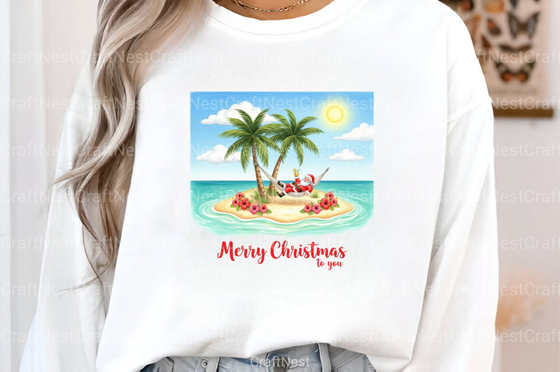 Christmas in July Funny Clipart Bundle 36 - CraftNest - Digital Crafting and Art