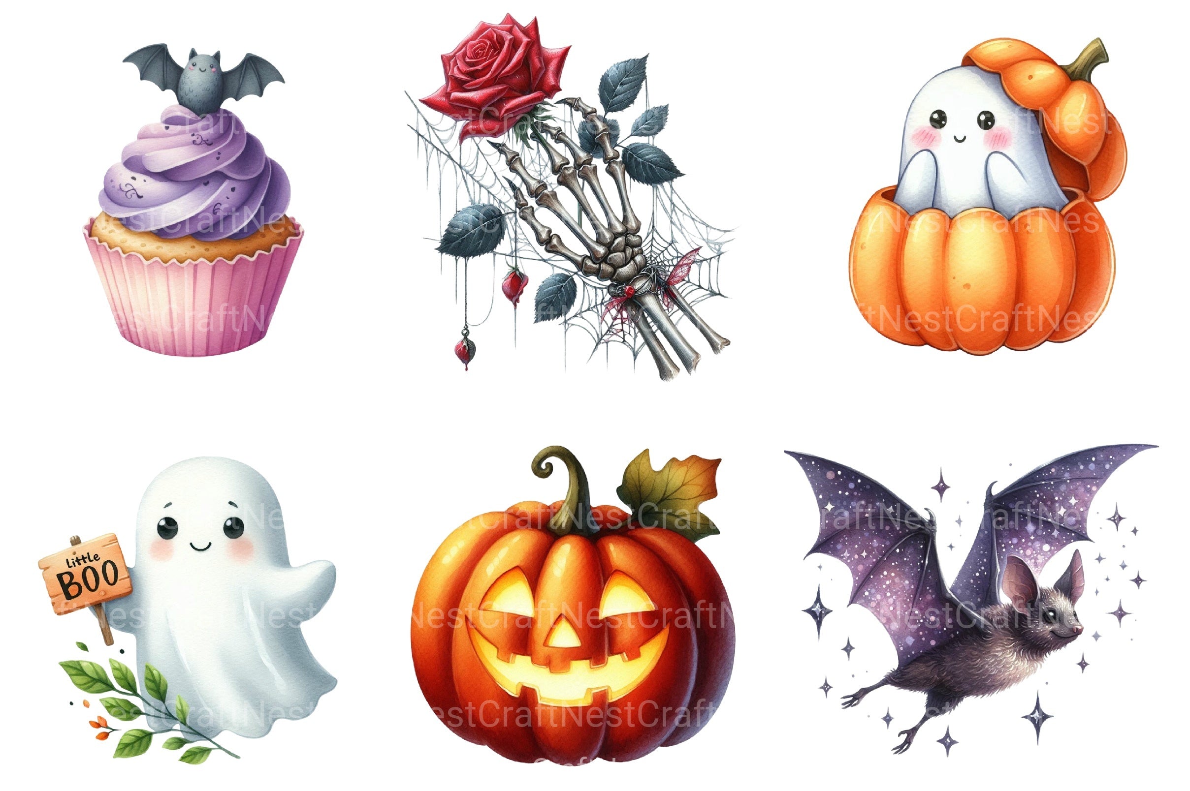 Halloween Clipart Bundle - CraftNest - Digital Crafting and Art