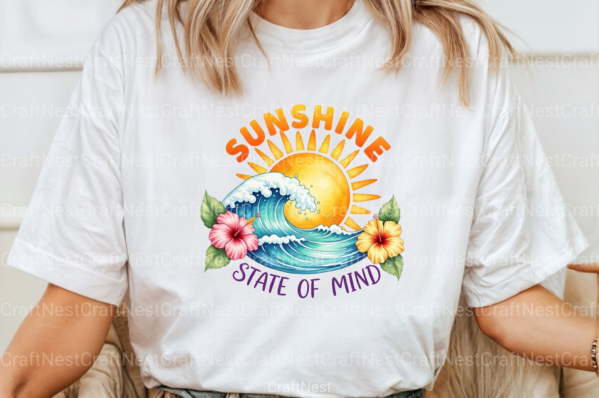 Summer Buho Flowers Sunshine Clipart Bundle - CraftNest - Digital Crafting and Art