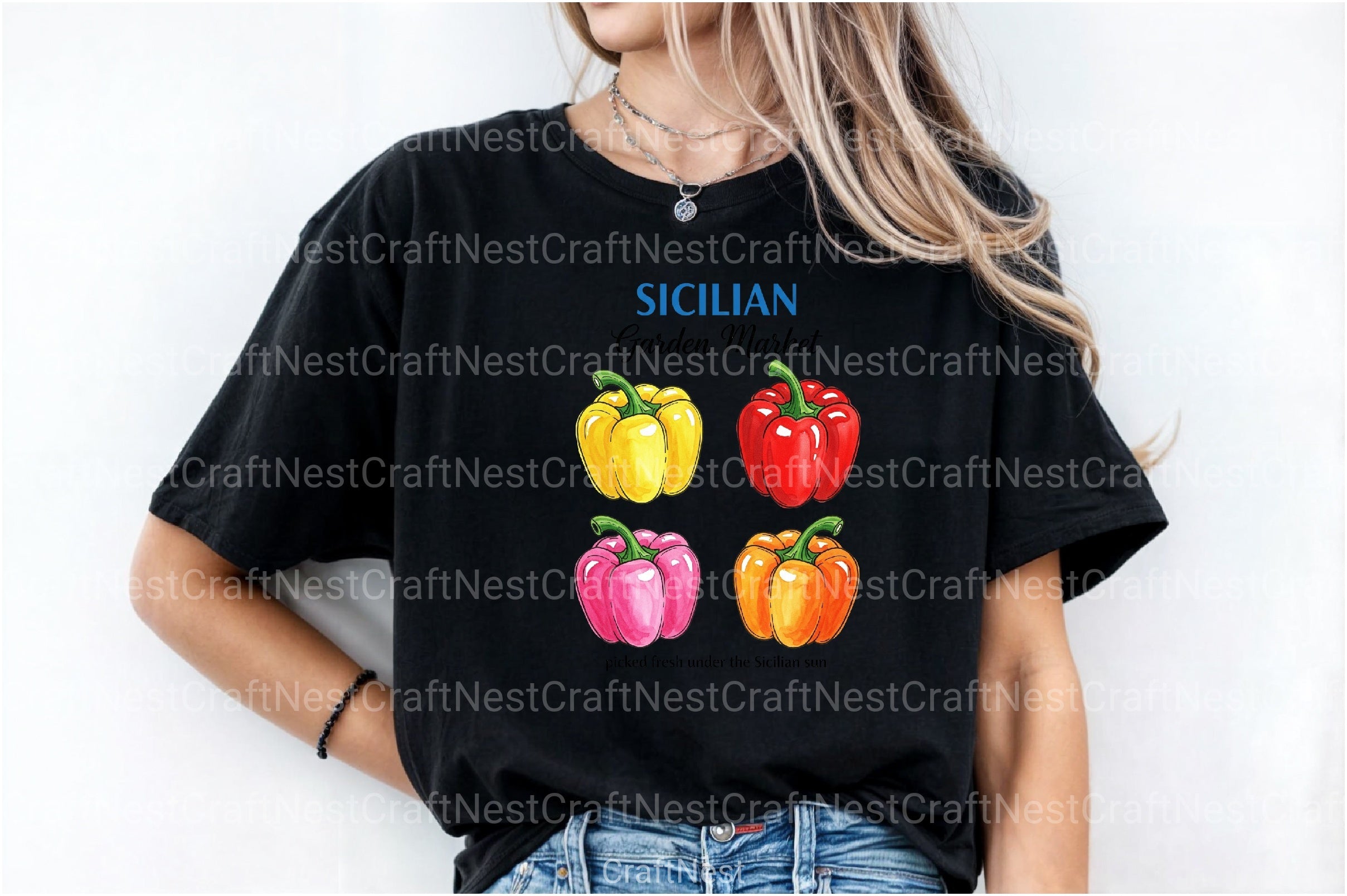 Farmers Market Pepper Hand Drawn Clipart Bundle - CraftNest - Digital Crafting and Art