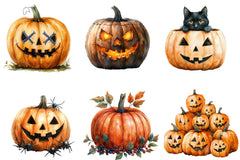 Halloween Pumpkin Clipart Bundle - CraftNest - Digital Crafting and Art