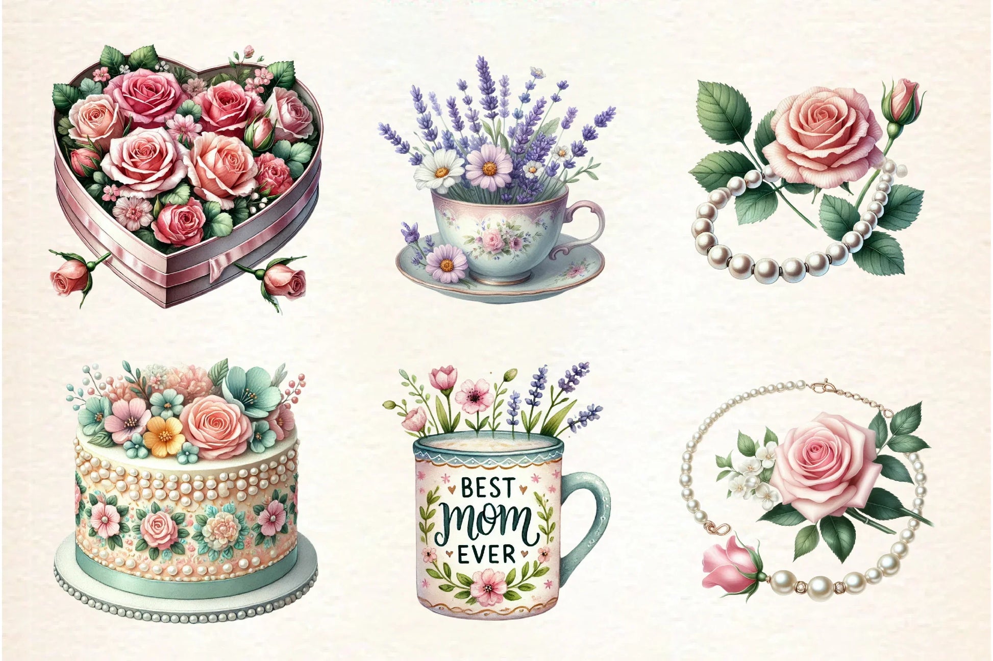 Mother's Day Clipart Bundle - CraftNest - Digital Crafting and Art