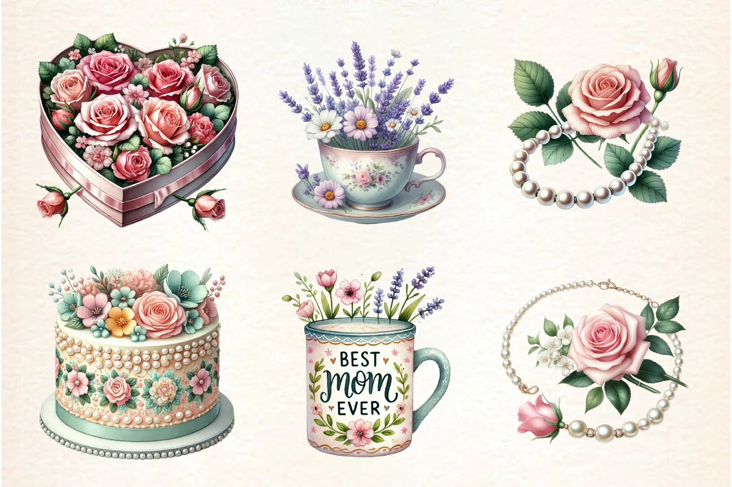 Mother's Day Clipart Bundle - CraftNest - Digital Crafting and Art