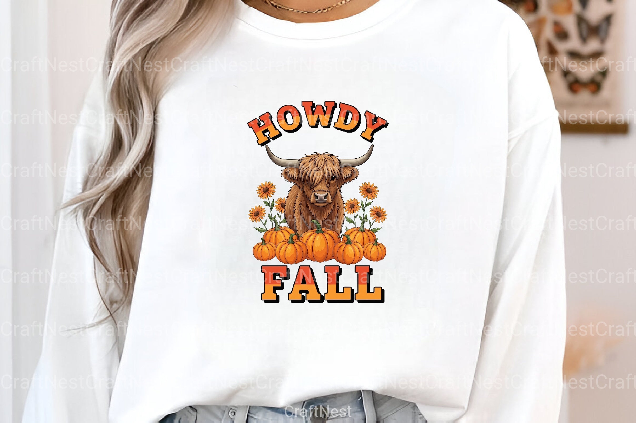 Howdy Highland Fall Graphic Clipart Bundle - CraftNest - Digital Crafting and Art