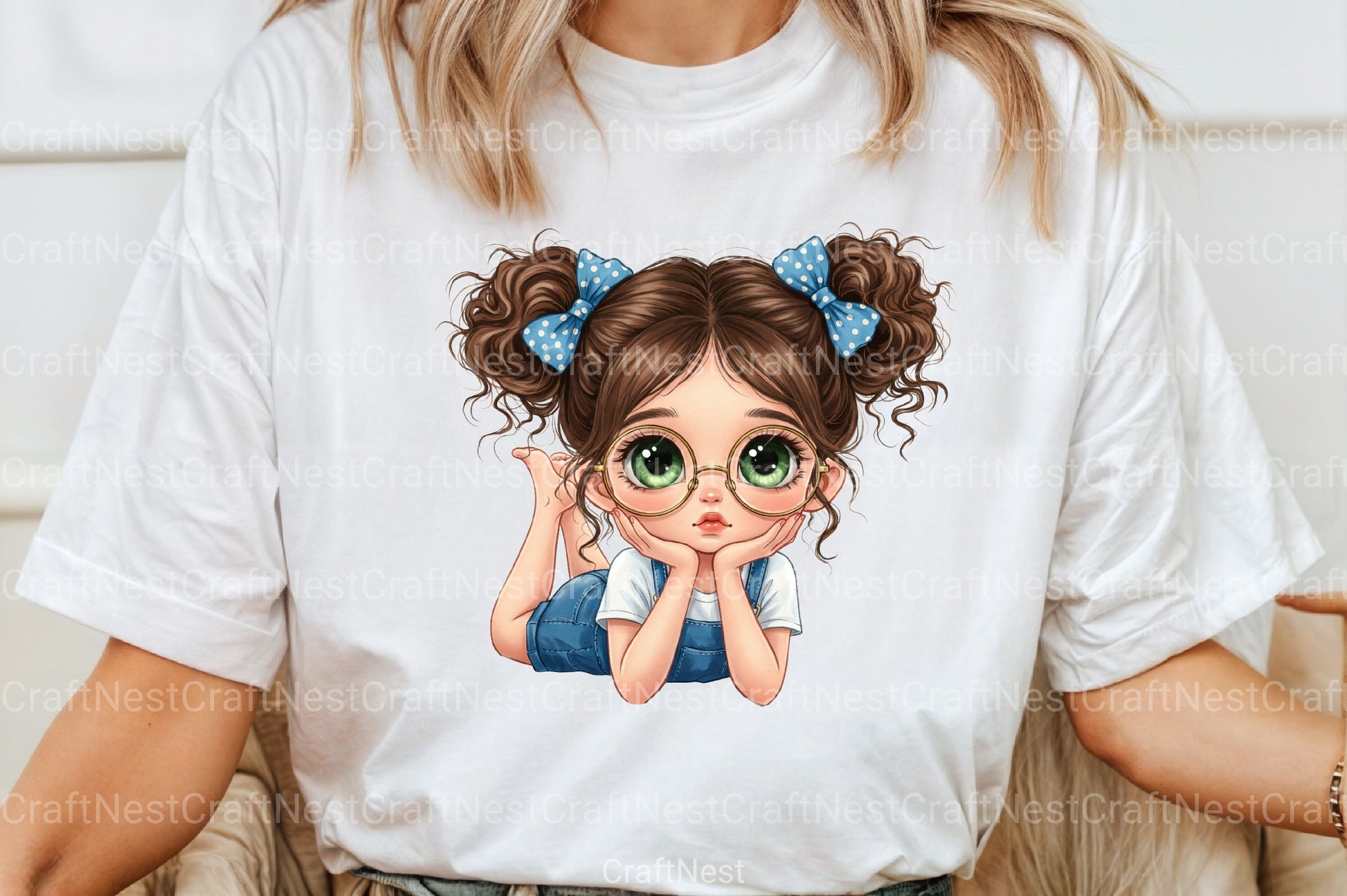 Quirky Surprised Girl Clipart Bundle - CraftNest - Digital Crafting and Art