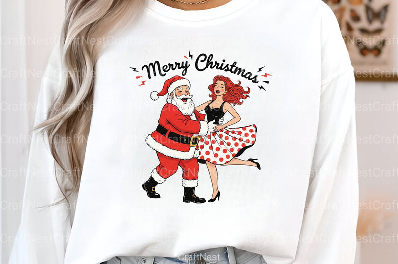 Merry Christmas Dancing Santa Clipart Bundle - CraftNest - Digital Crafting and Art