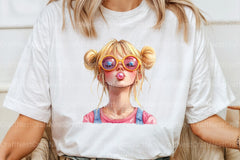 Blonde Quirky Girl Clipart Bundle - CraftNest - Digital Crafting and Art