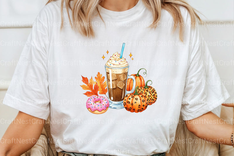 Pumpkin Spice Clipart Bundle - CraftNest - Digital Crafting and Art