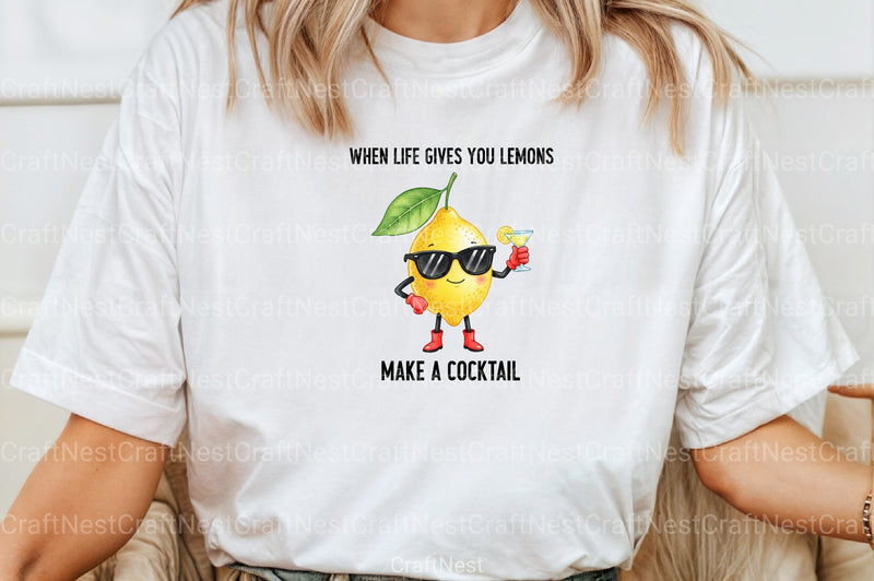 Funny Lemon Clipart Bundle: Positive Main Squeeze 2 - CraftNest - Digital Crafting and Art