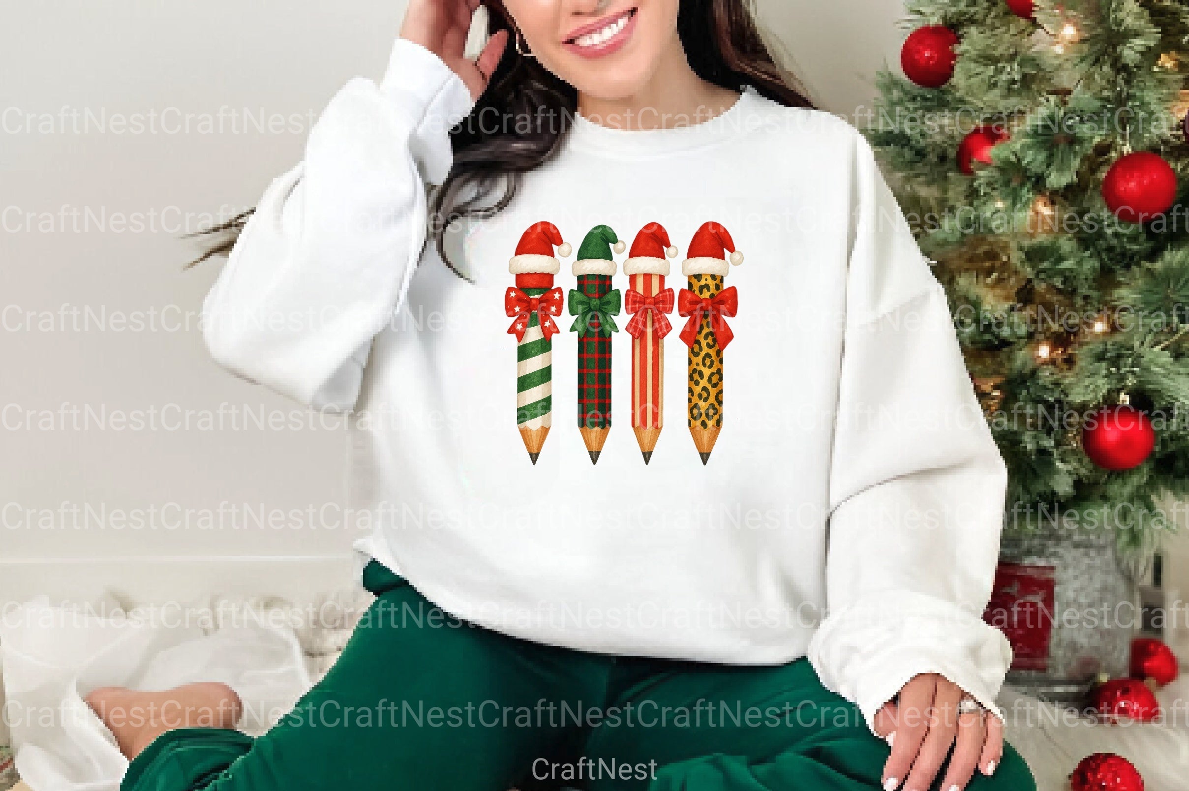 School Christmas Clipart Bundle 2 - CraftNest - Digital Crafting and Art