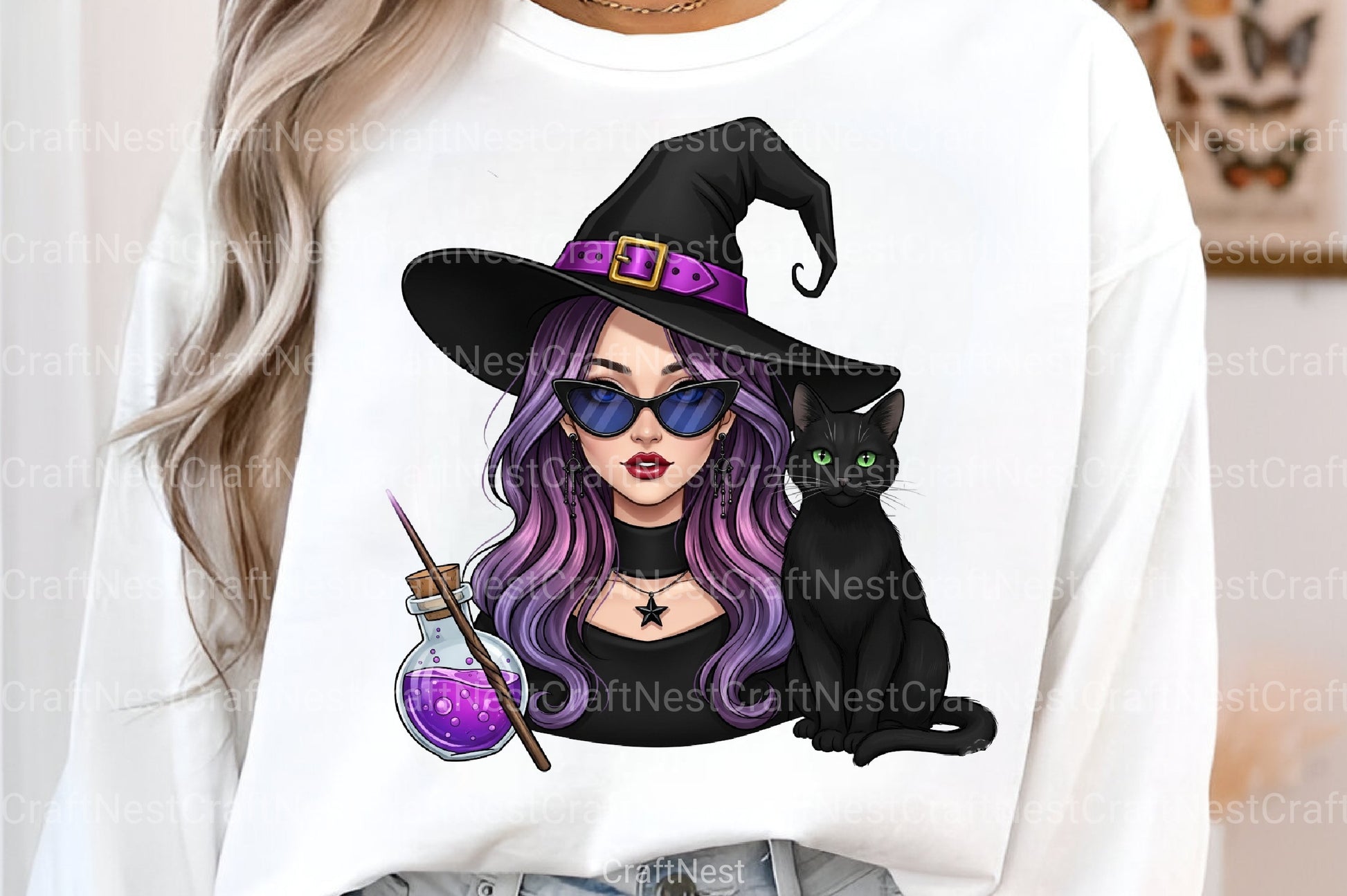 Glam Witch Clipart Bundle - CraftNest - Digital Crafting and Art