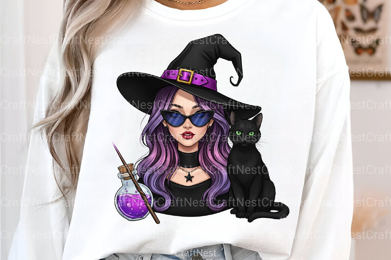 Glam Witch Clipart Bundle - CraftNest - Digital Crafting and Art