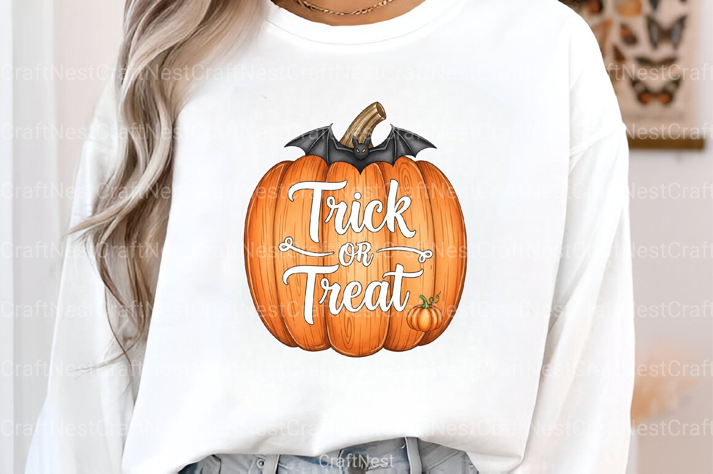 Pumpkin Trick or Treat Clipart Bundle - CraftNest - Digital Crafting and Art