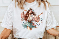 Tribal Boho Girl Clipart Bundle 21 - CraftNest - Digital Crafting and Art