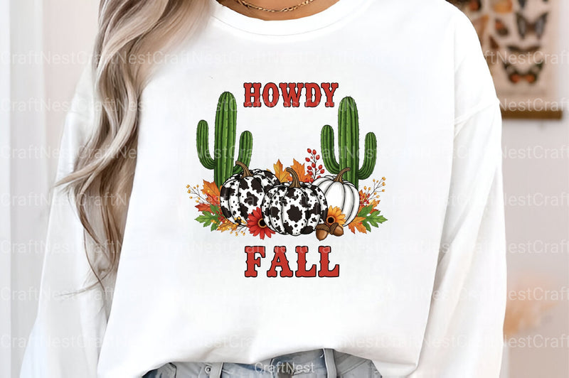 Howdy Cactus Fall Clipart Bundle - CraftNest - Digital Crafting and Art