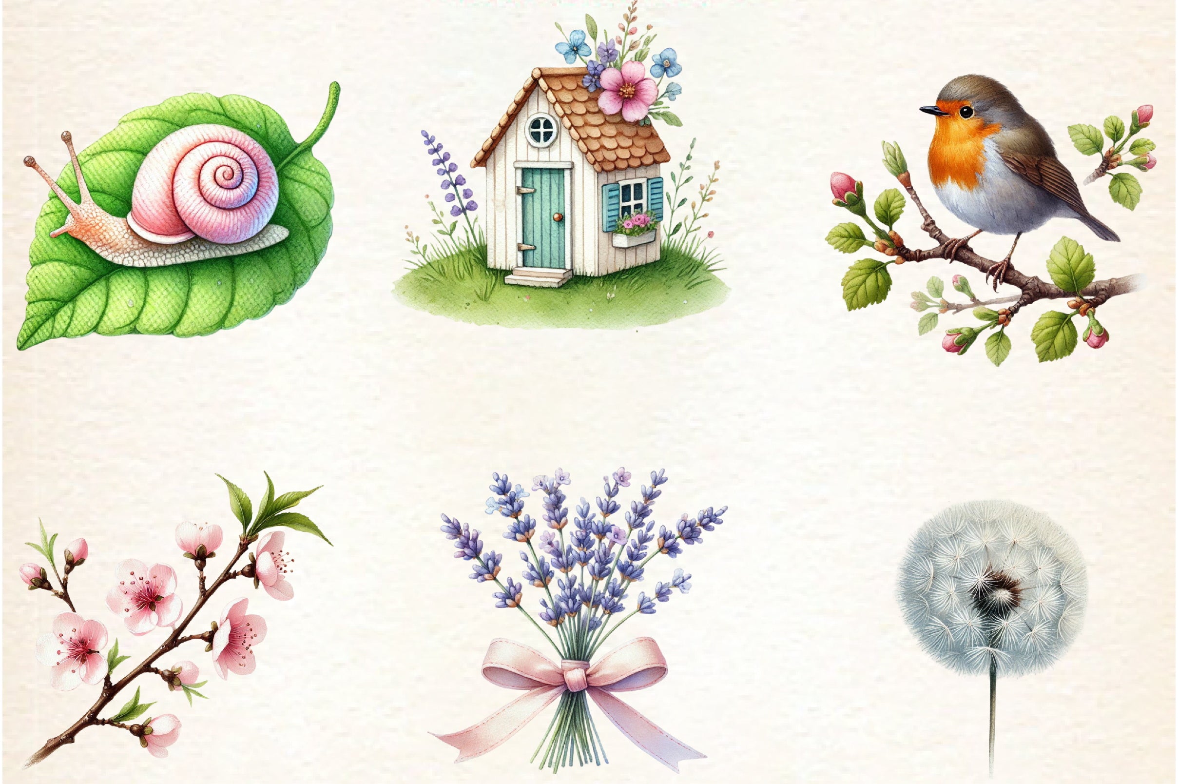 Spring Clipart Bundle