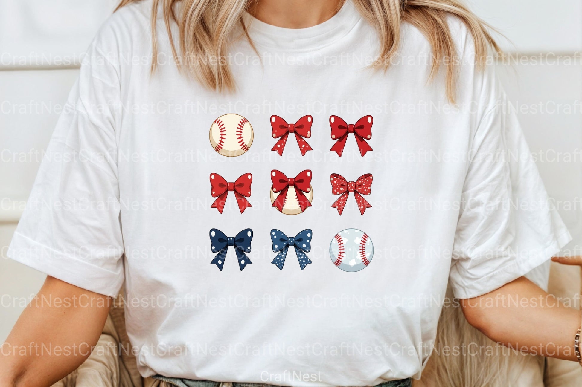 Baseball Coquette Bow Clipart Bundle - CraftNest - Digital Crafting and Art