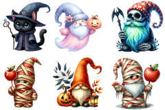 Halloween Gnomes Clipart Bundle - CraftNest - Digital Crafting and Art