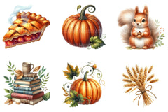 Autumn Collection Clipart Bundle 16 - CraftNest - Digital Crafting and Art
