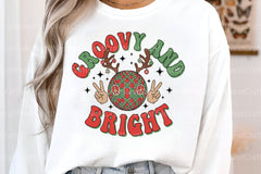 Groovy Christmas Clipart Bundle - CraftNest - Digital Crafting and Art