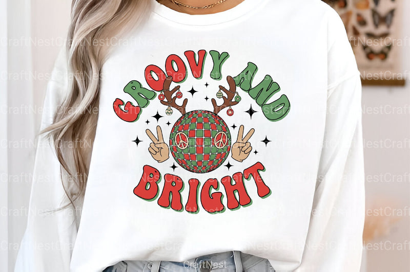 Groovy Christmas Clipart Bundle - CraftNest - Digital Crafting and Art