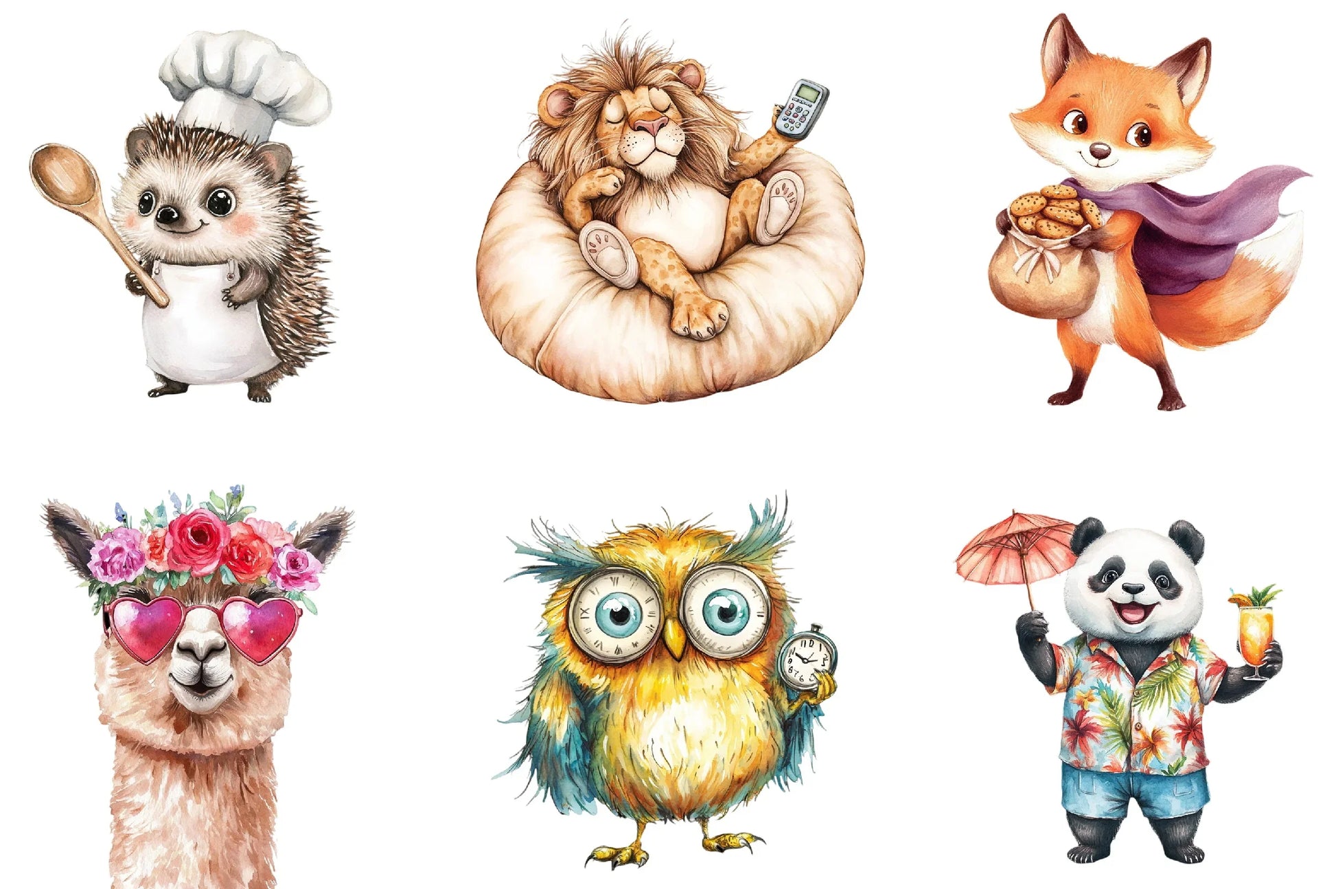 Summer Animals Clipart Bundle - CraftNest - Digital Crafting and Art