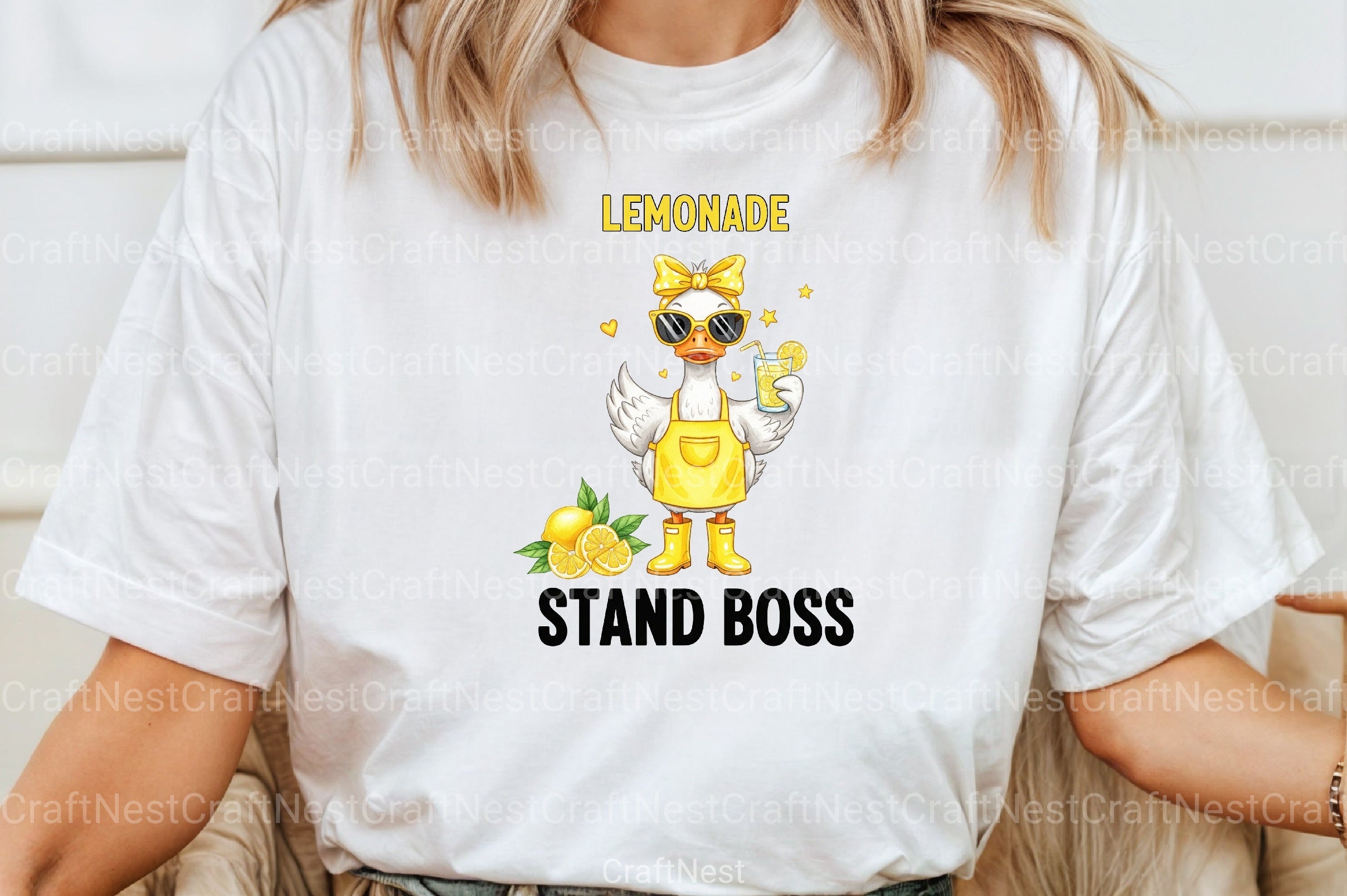 Funny Lemon Goose Positive Main Squeeze Clipart Bundle - CraftNest - Digital Crafting and Art