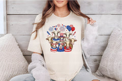 4th of July USA Patriotic Highland Cows Clipart Bundle - CraftNest - Digital Crafting and Art