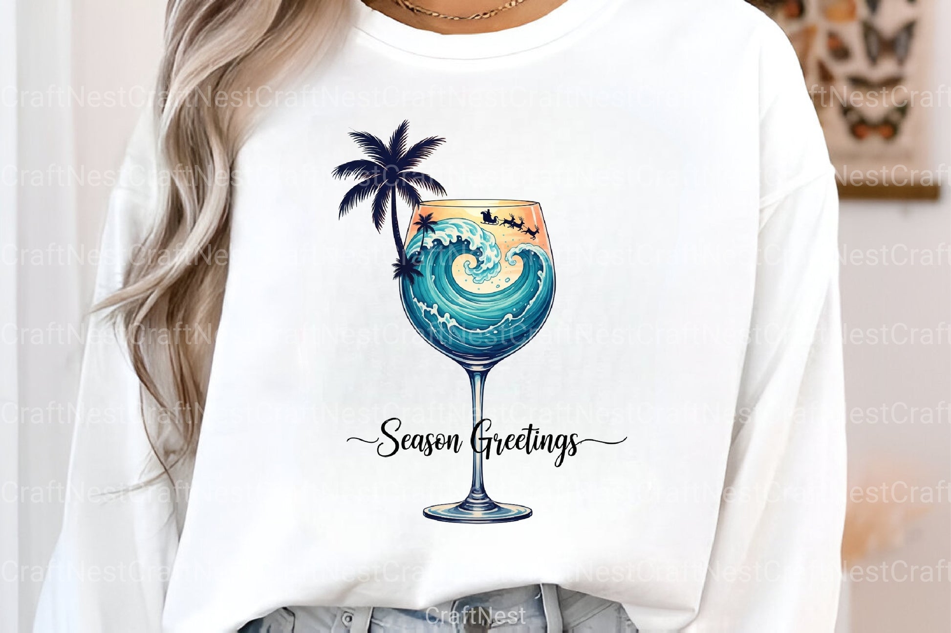 Christmas in July Funny Clipart Bundle 13 - CraftNest - Digital Crafting and Art