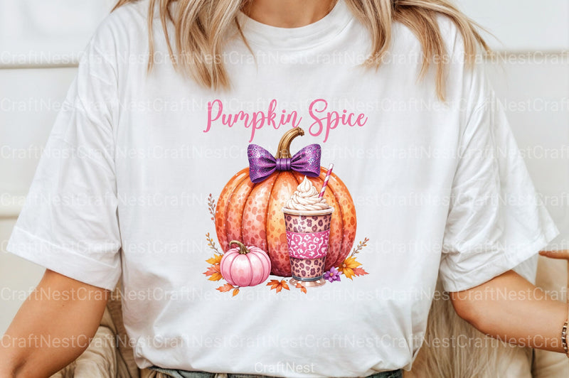 Pumpkin Spice Clipart Bundle 2 - CraftNest - Digital Crafting and Art