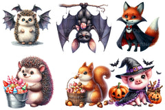 Halloween Animals Clipart Bundle - CraftNest - Digital Crafting and Art