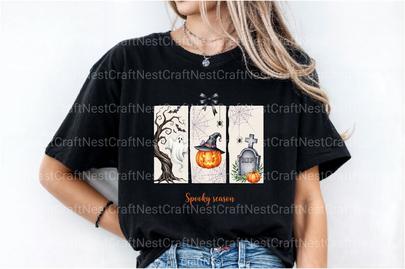 Brushstroke Halloween Spooky Season Clipart Bundle - CraftNest - Digital Crafting and Art