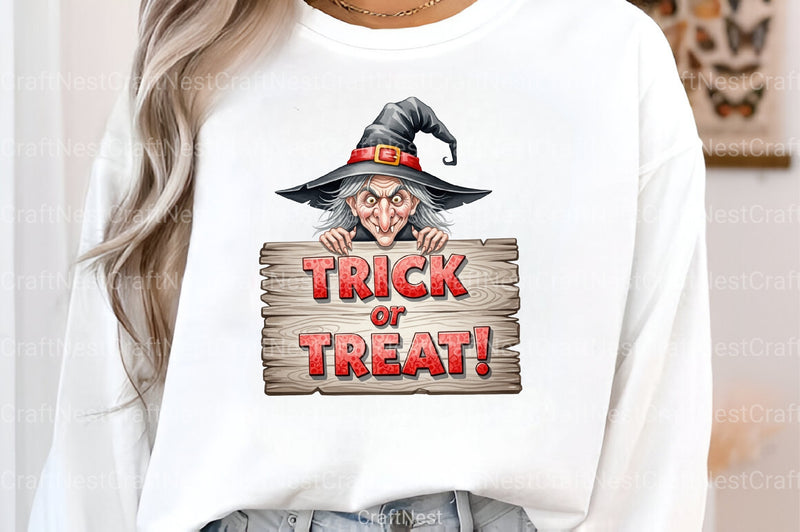 Witch Trick or Treat Clipart Bundle - CraftNest - Digital Crafting and Art