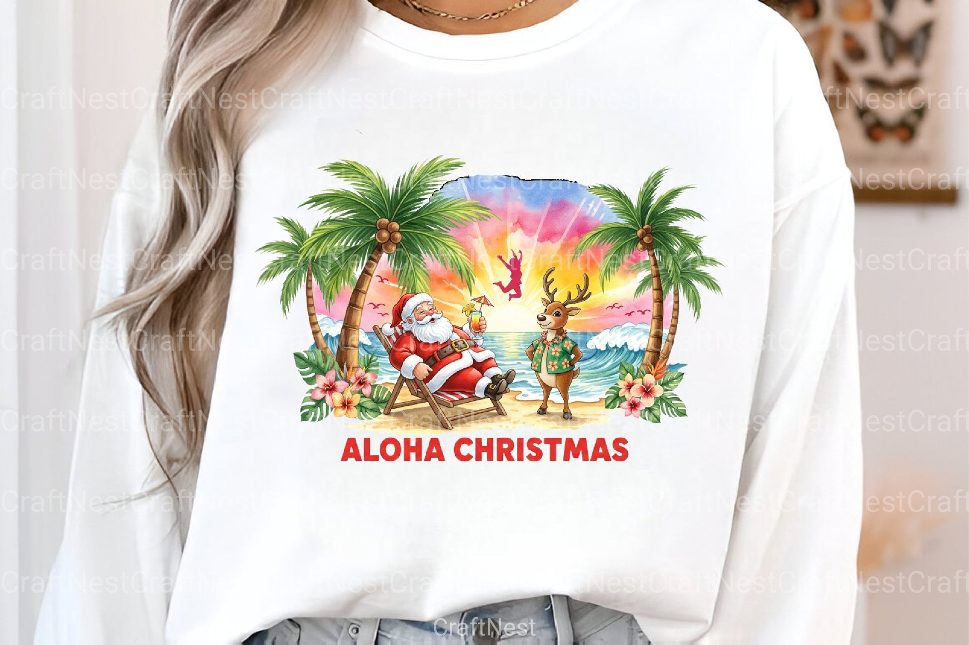 Christmas in July Funny Clipart Bundle 35 - CraftNest - Digital Crafting and Art