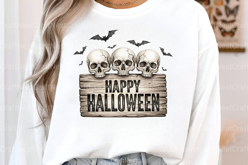 Bats & Skulls Halloween Clipart Bundle - CraftNest - Digital Crafting and Art