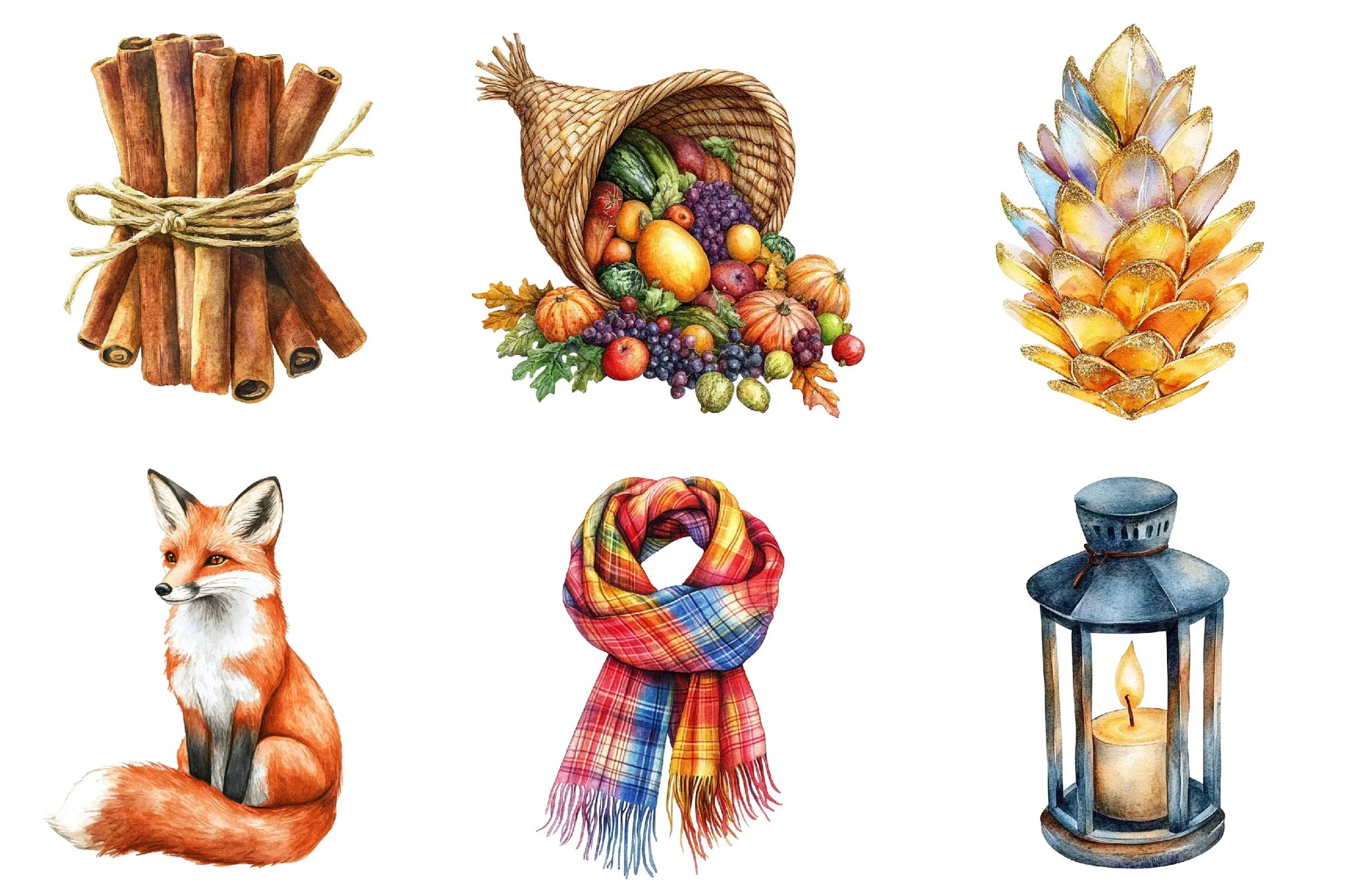 Autumn Chilly Morning Clipart Bundle - CraftNest - Digital Crafting and Art