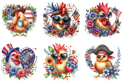 Crazy Chicken Clipart Bundle - CraftNest - Digital Crafting and Art