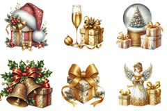 Glitter Christmas Clipart Bundle - CraftNest - Digital Crafting and Art