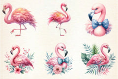 Flamingo Clipart Bundle - CraftNest - Digital Crafting and Art