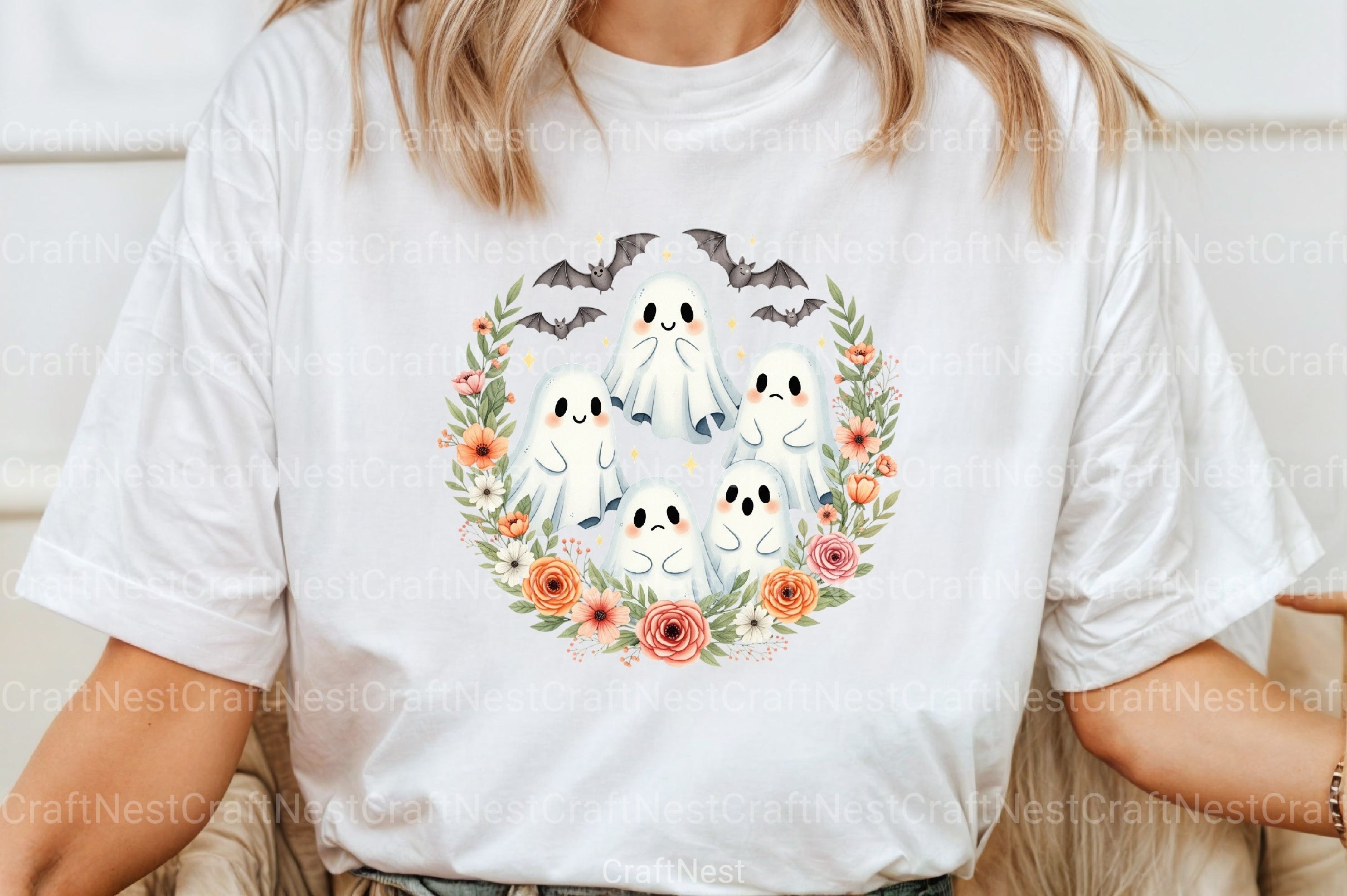 Ghost Spooky Season Pumpkin Halloween Clipart Bundle - CraftNest - Digital Crafting and Art