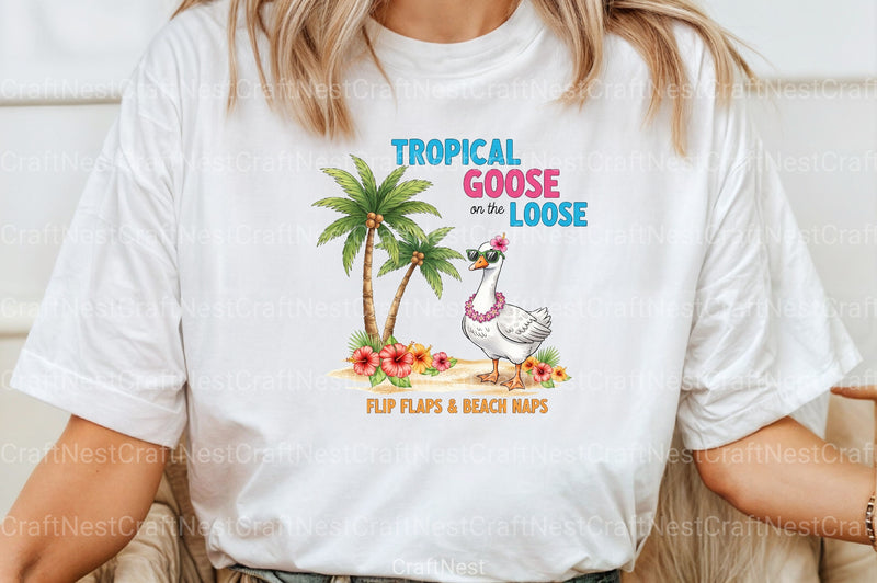 Summer Goose Clipart Bundle 88 - CraftNest - Digital Crafting and Art